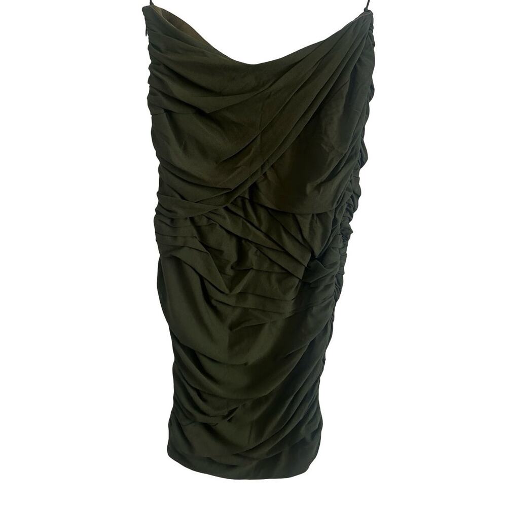 Ralph Lauren Ruched Olive Skirt